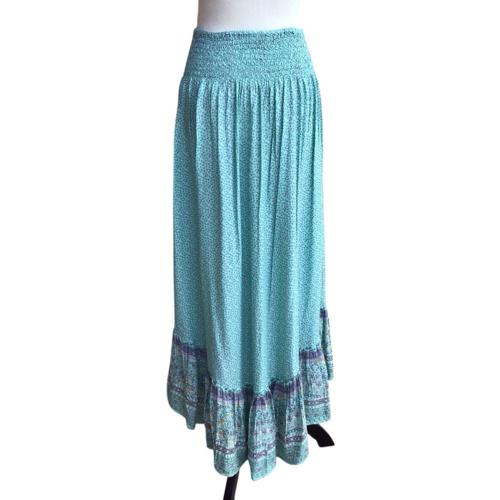 Sea Lustre Boho Floral Maxi Skirt One Size - Picture 6 of 8